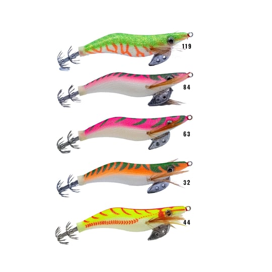 Captain 3017 Wanted UV Glow Squid 10cm Size 2.5 Kalamar Zokası