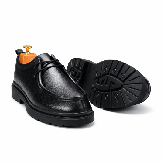 İÇ DIŞ HAKİKİ DERİ MODERN ERKEK SİYAH CASUAL AYAKKABI M4610