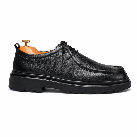 İÇ DIŞ HAKİKİ DERİ MODERN ERKEK SİYAH CASUAL AYAKKABI M4610