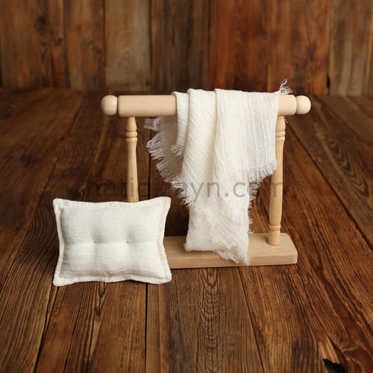 Beyaz Yastık ve Wrap Seti