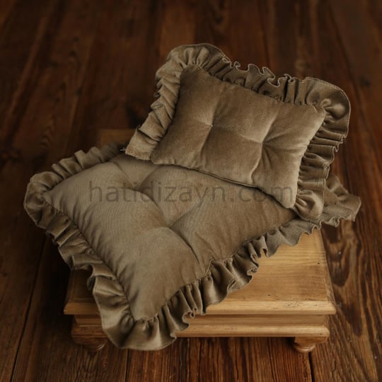 Camel Fırfırlı Döşek Set