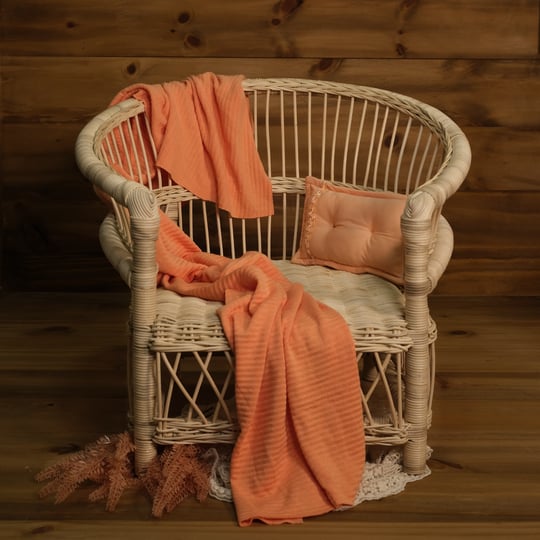 MALAWI BABY CHAIR – İthal Rattan El Yapımı Bebek Sandalyesi (Natural & White)