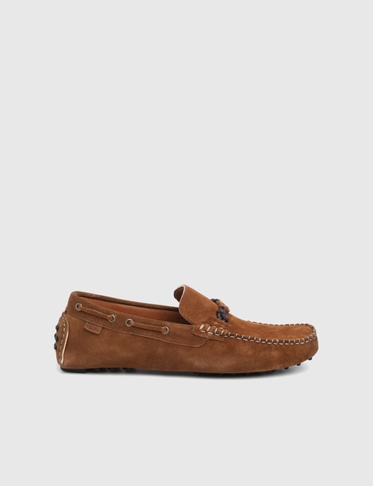 William Men's Moccasin Saddle Brown - İLVİ