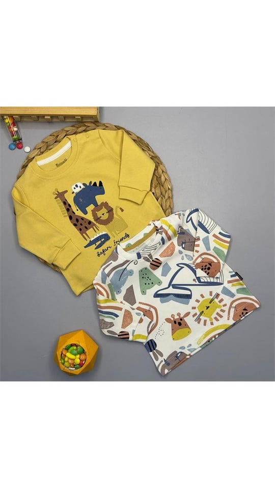 16443 Safari Friends 2'li Sweat SOFT HARDAL