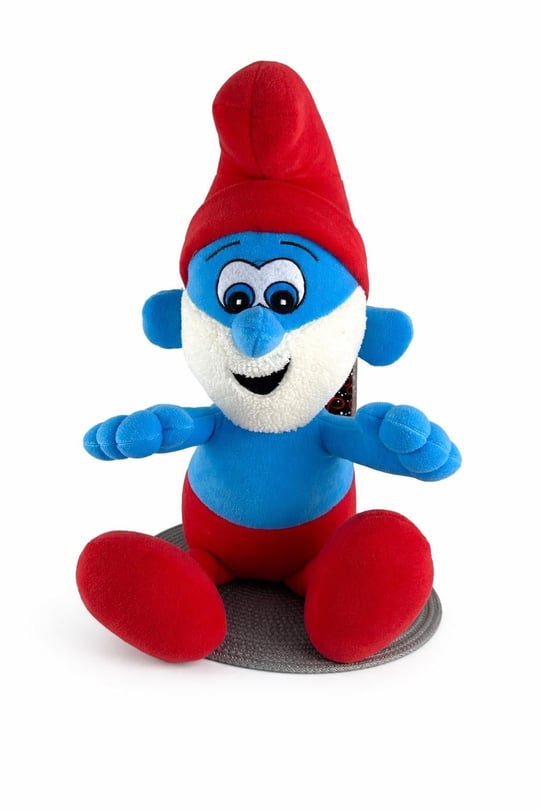 2005-3 Şirin Baba Peluş Erkek Çocuk Oyuncak 70 Cm-MAVİ