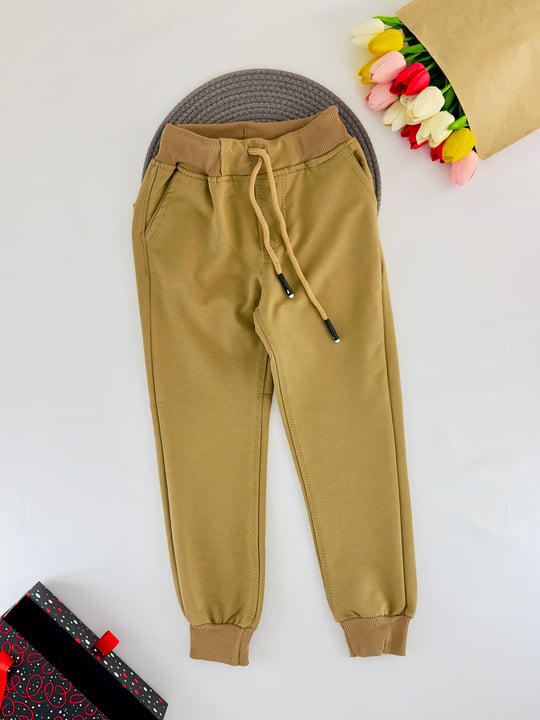 2007-1 Beli Bağlamalı Kaşkorse Unısex Tek Alt-CAMEL