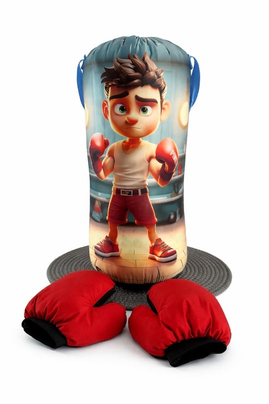 5620 Erkek Çocuk Boks Torbası 45 Cm-RENKLİ