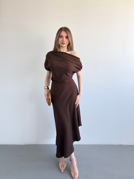 Crep Muadil Premium Elbise