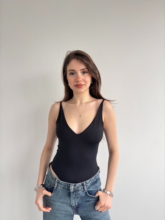 Muadil Poliamid Karışımlı Body