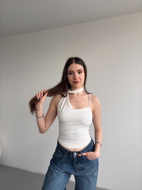 Muadil Şallı Crop