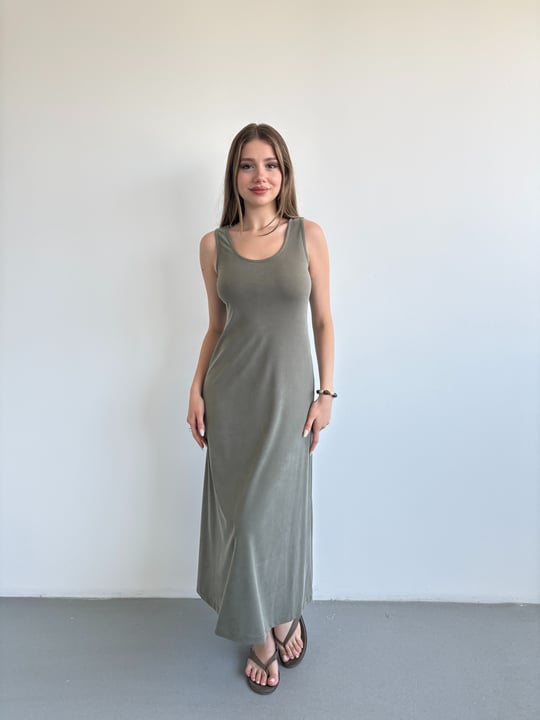 Pike Fularlı Elbise