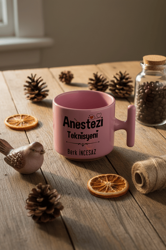 Anestezi Teknisyeni Kişiye Özel T Pastel Kupa