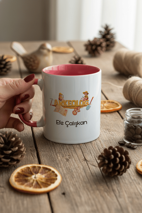 Arkeolog Kişiye Özel Kupa Bardak Standart
