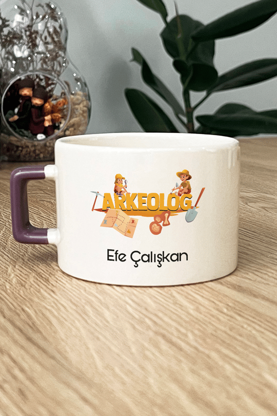 Arkeolog Kişiye Özel Lüks Fincan