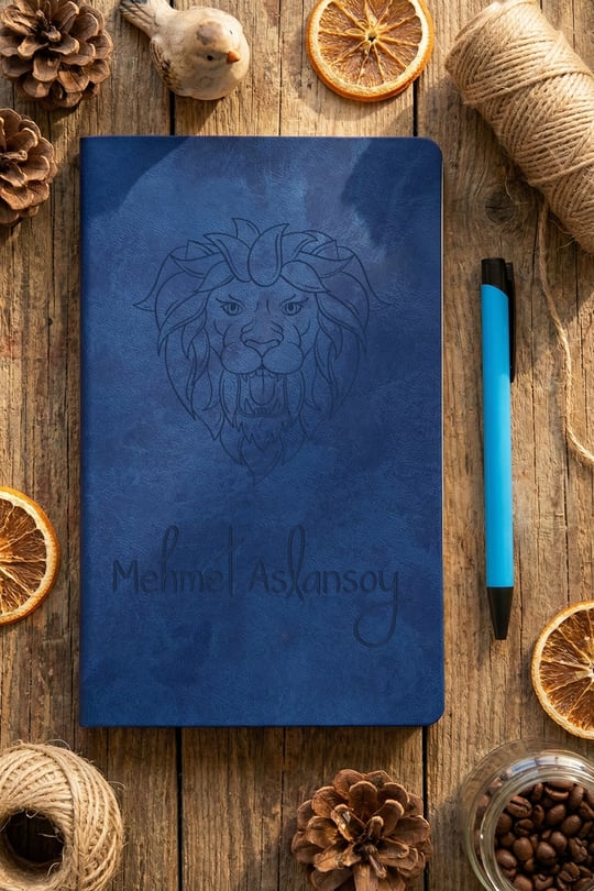 Cool Aslan Kişiye Özel Defter ve Kalem