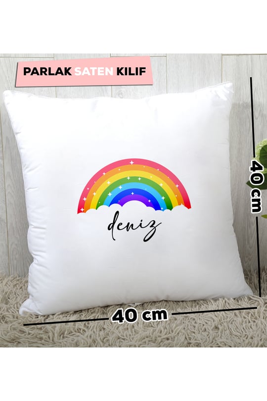 Gökkuşağı Kişiye Özel Yastık