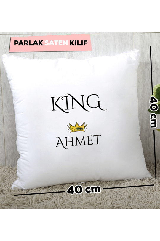 King Kişiye Özel Yastık