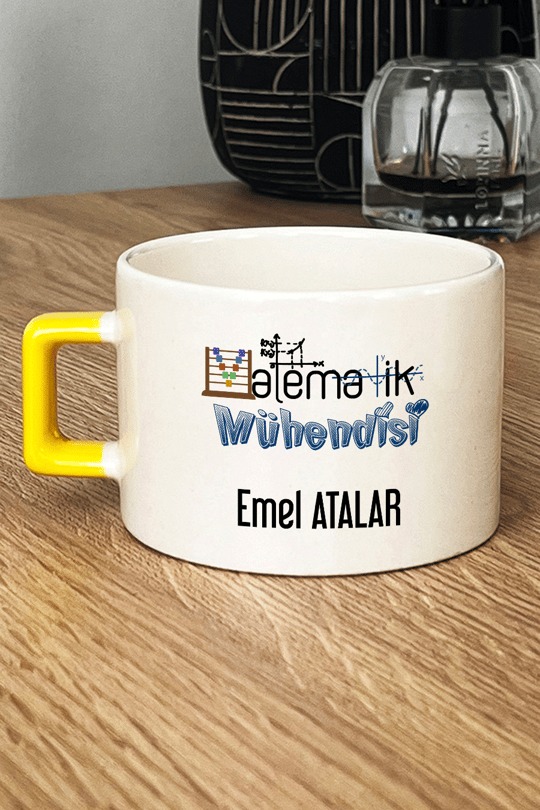 Matematik Mühendisi Kişiye Özel Lüks Fincan