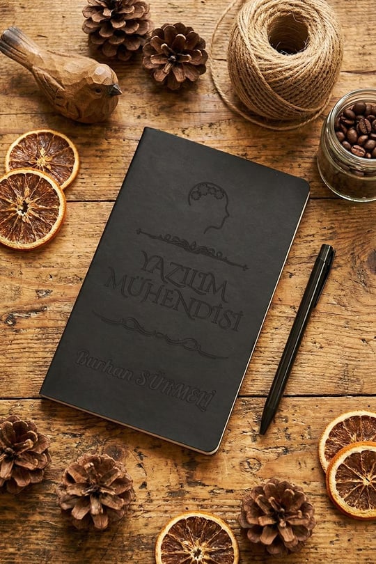 Yazılım Mühendisi Kişiye Özel Defter ve Kalem