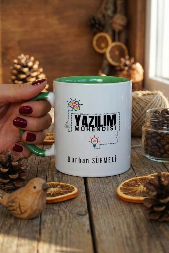 Yazılım Mühendisi Kişiye Özel Kupa Bardak Standart