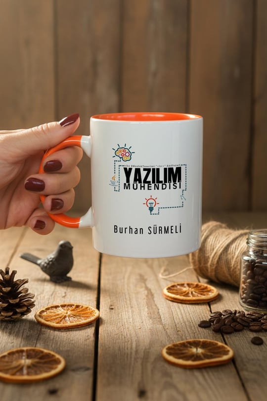 Yazılım Mühendisi Kişiye Özel Kupa Bardak Standart
