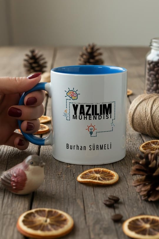 Yazılım Mühendisi Kişiye Özel Kupa Bardak Standart