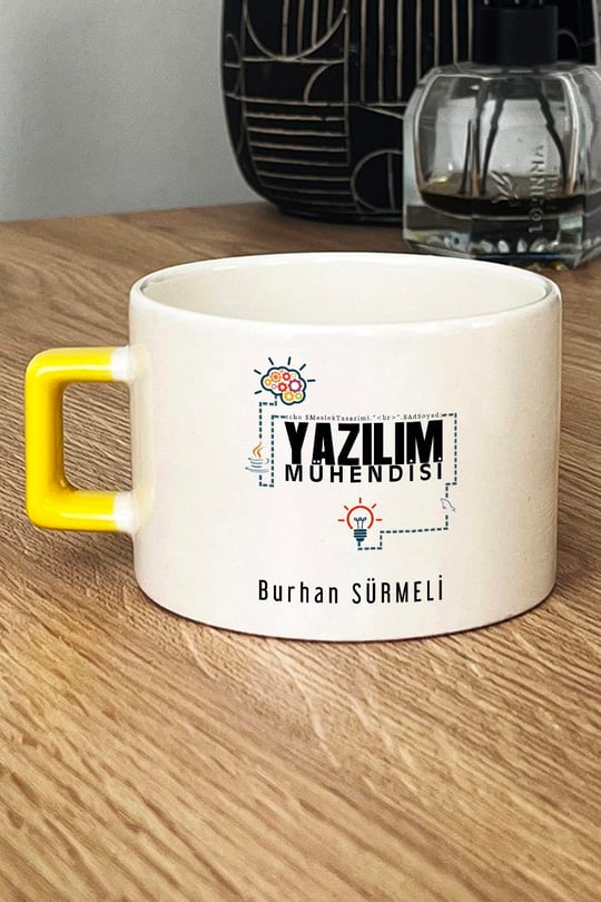 Yazılım Mühendisi Kişiye Özel Lüks Fincan