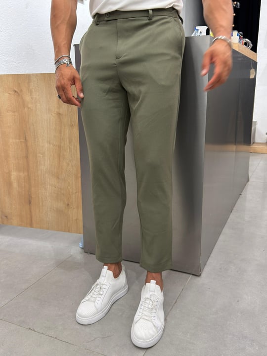 We11 Slimfit Kumaş Pantolon Haki