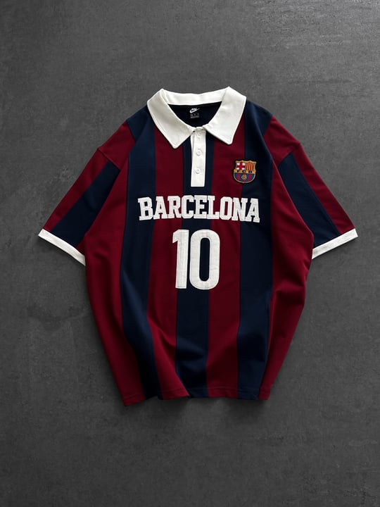 BEYAZ SIRT 10 BARCELONA TSHİRT