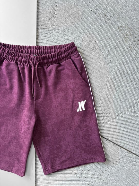 BORDO SWM MAVİ ŞORT