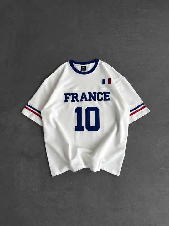 DK ÖZEL BEYAZ FRANCE TSHİRT