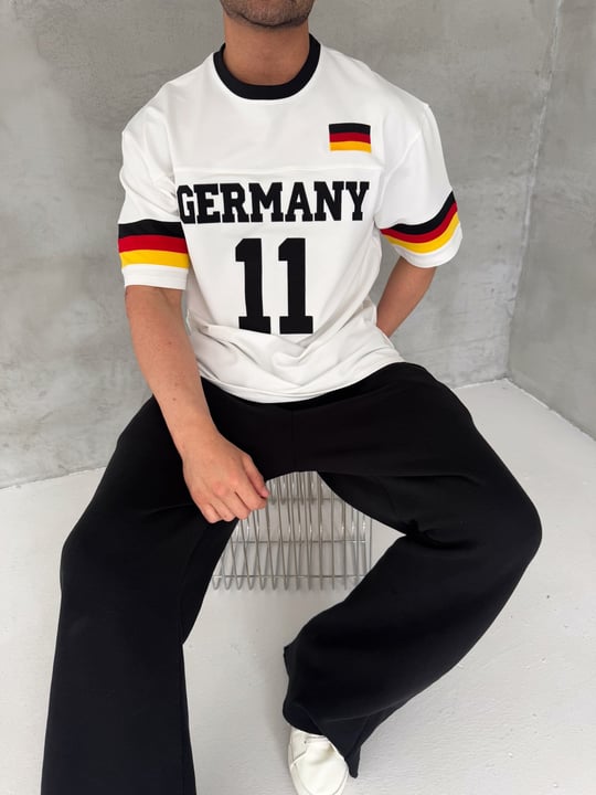 DK ÖZEL BEYAZ GERMANY TSHİRT