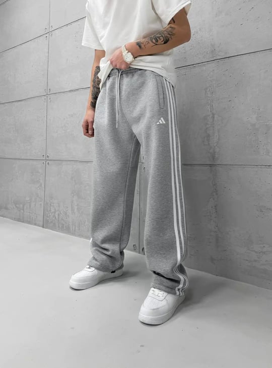 Gri Çizgi Adidas Eşofman