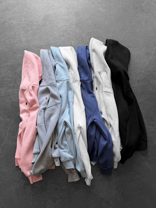 GRİ KIRMIZI POLO HIRKA