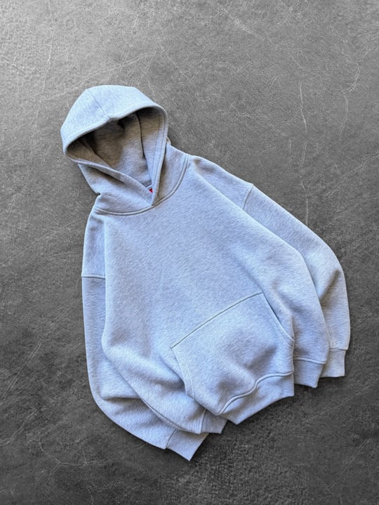 GRİ SIRT NAKIŞ SUPREME SWEAT