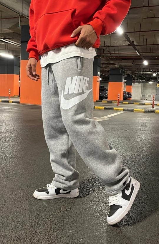 Gri Yan Nike Eşofman