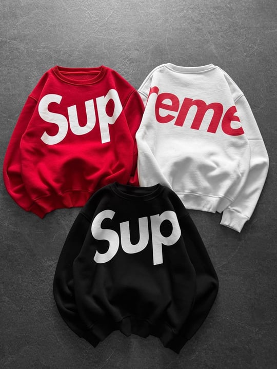 KIRMIZI YARIM SUPREME SWEAT