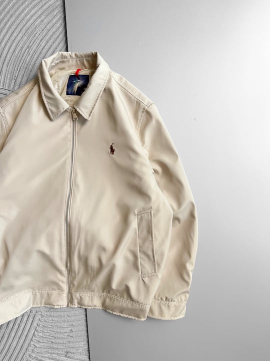 KREM MEVSİMLİK POLO CEKET
