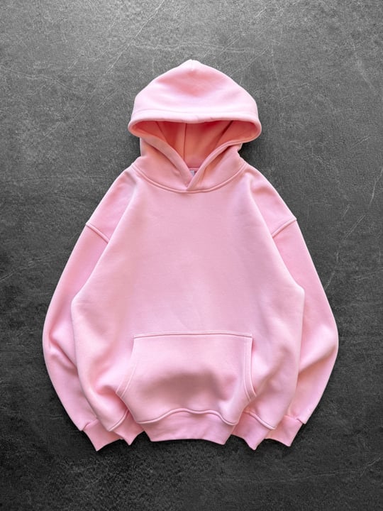PEMBE PULLU KANAT SWEAT