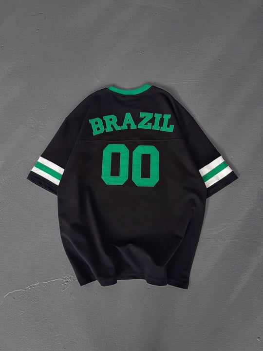 SİYAH 00 BRASİL TSHİRT