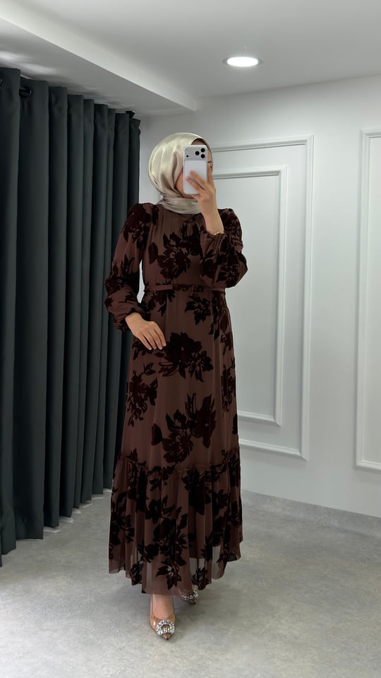Halime Elbise | Kahve