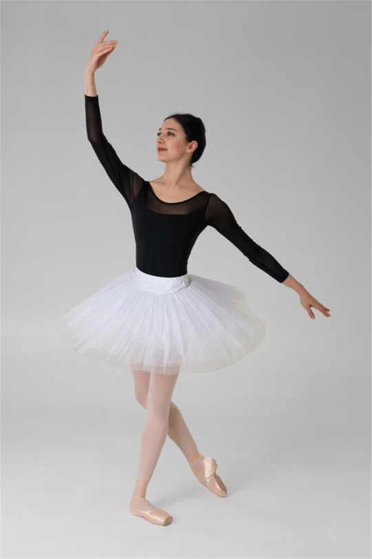 Gymo Dancewear Bale Çalışma Tütüsü (Tutu Light) Beyaz