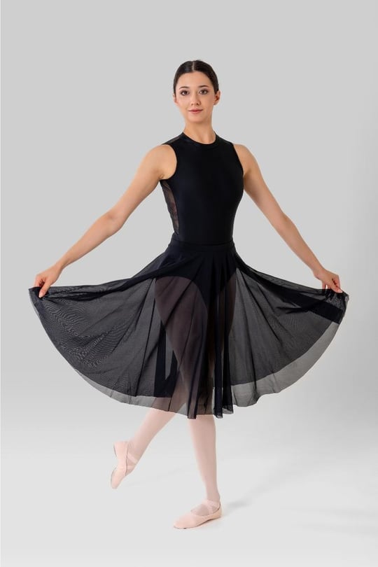 Gymo Dancewear Bale Eteği Aris Black