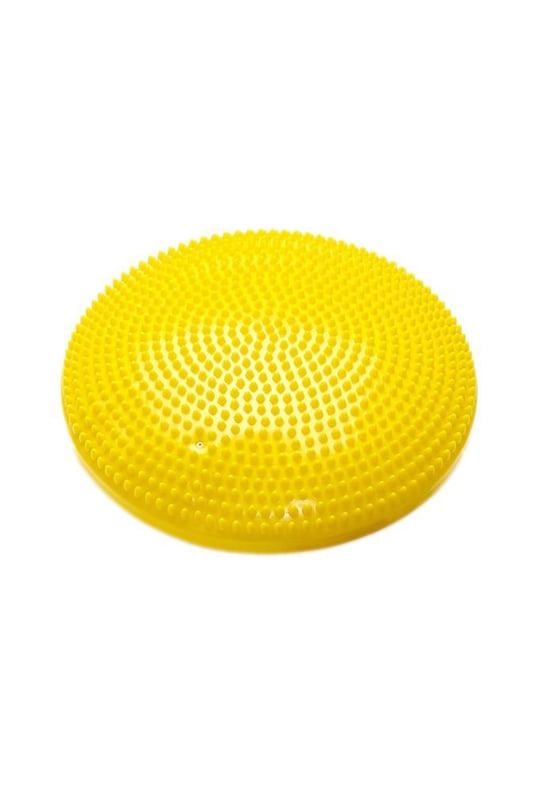 Gymo Pompalı Denge Yastığı Balance Disk Denge Pedi 33cm Sarı