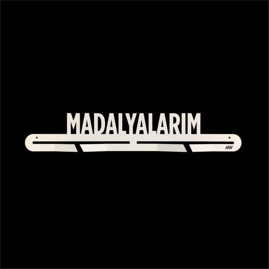 Medal Wall Madalya Askısı Madalyalarım Beyaz