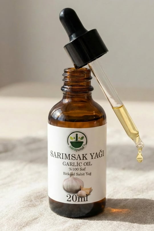 Sarımsak Yağı 20 ml – %100 Saf & Doğal