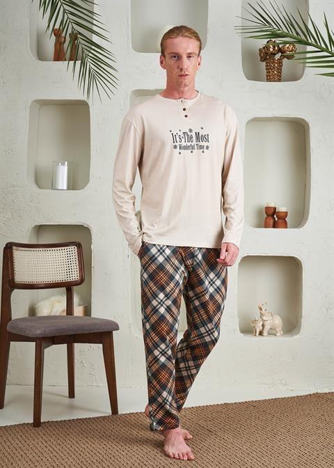 Erkek Patlı Pijama Takım - 10800