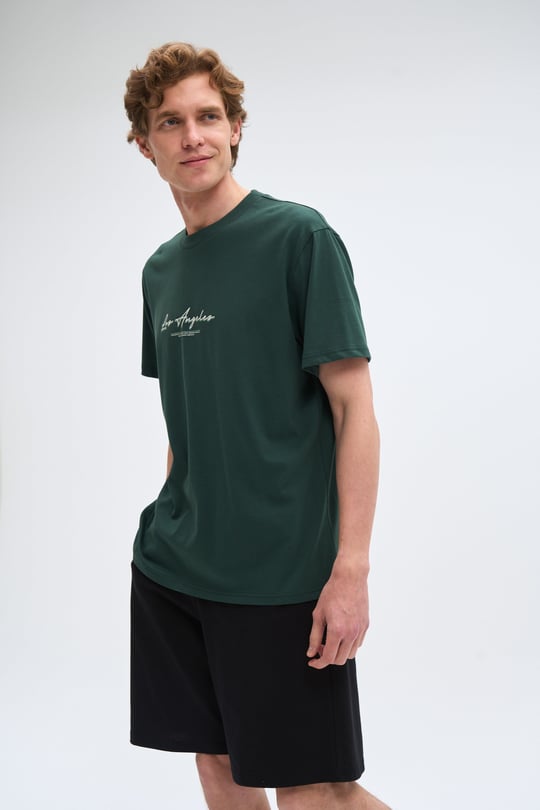 Erkek Kısa Şortlu Pijama Takımı - 2066R