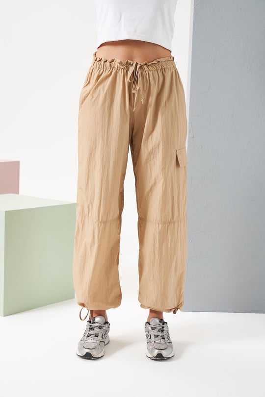 Kadın Camel Pantolon - 26039