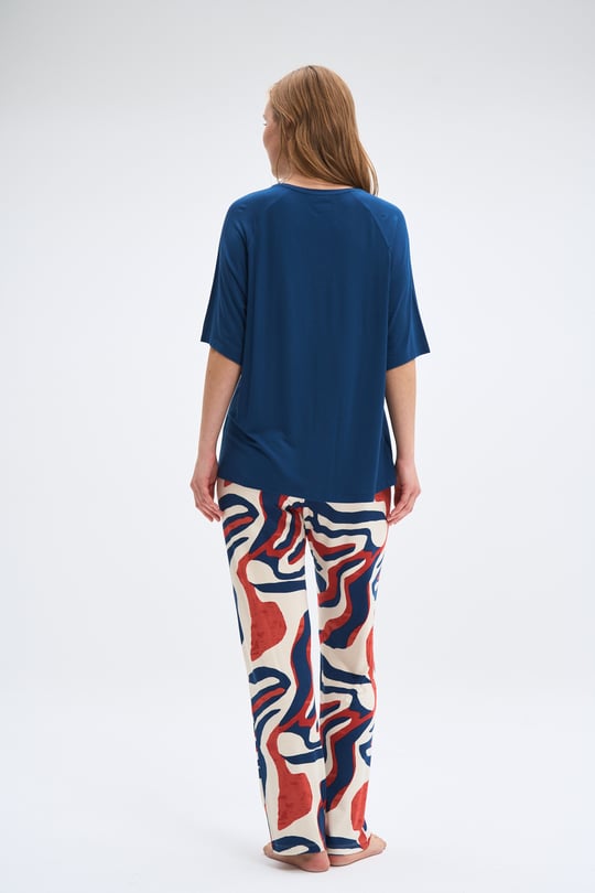 Kadın Lacivert Pijama Takımı- 2039R